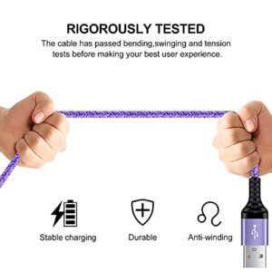 Type C Charger Fast Charging USB C Cord Android Phone Charger C Type Charging Cable for Moto G Stylus/G Power/G Fast/G Pure/Edge 5G UW/One 5G UW/G9 G8 G7 Plus Power Play/G6/G6 Plus/Z4/Z3 Z2 Play