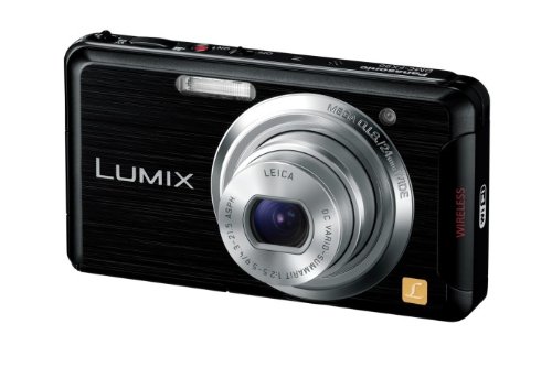 Panasonic digital cameras Lumix Wi-Fi equipped with black DMC-FX90-K