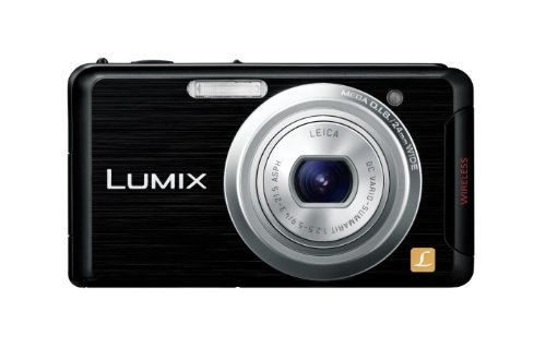 Panasonic digital cameras Lumix Wi-Fi equipped with black DMC-FX90-K