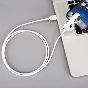 3HQ Funny Humping Dog Phone Charger for iPhone 14/13/12/11 and More, Upgraded Fast Charger Touch Dog That Moves USB Lightning Cable (4ft) - White