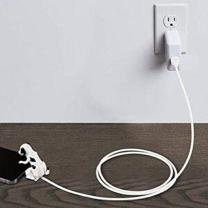 3HQ Funny Humping Dog Phone Charger for iPhone 14/13/12/11 and More, Upgraded Fast Charger Touch Dog That Moves USB Lightning Cable (4ft) - White