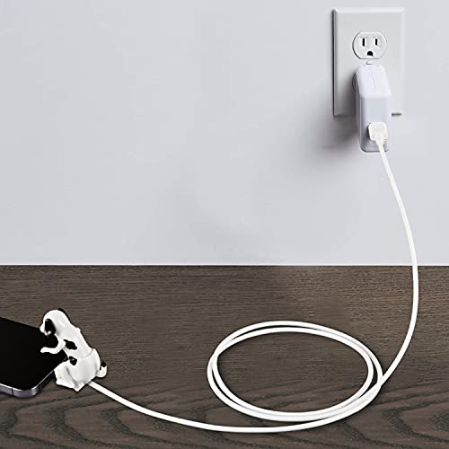 3HQ Funny Humping Dog Phone Charger for iPhone 14/13/12/11 and More, Upgraded Fast Charger Touch Dog That Moves USB Lightning Cable (4ft) - White