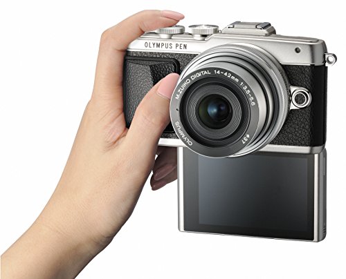 Olympus E-PL7 16MP Mirrorless Digital Camera with 3-Inch LCD with 14-42mm EZ Lens (Silver) - International Version