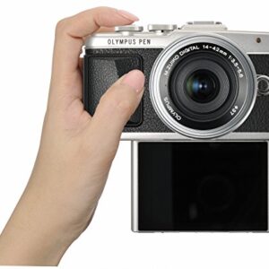 Olympus E-PL7 16MP Mirrorless Digital Camera with 3-Inch LCD with 14-42mm EZ Lens (Silver) - International Version