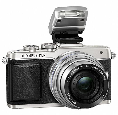 Olympus E-PL7 16MP Mirrorless Digital Camera with 3-Inch LCD with 14-42mm EZ Lens (Silver) - International Version