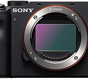 Sony Alpha a7C Mirrorless Digital Camera Bundle with Extra Battery, Gadget Bag, Card Reader, Starter Kit, Blower & Microfiber Cloth