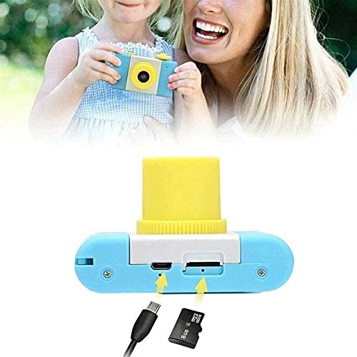 GIENEX Kids Camera Digital Cam for Girls Rechargeable Child Video Recorder with 16GB SD Card 12MP HD 1080P 2 Inch Screen for 3-12 Year Old Boys Toddler