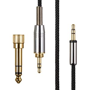 cordable 1.2m new replacement audio cable for bang & olufsen h6 h8 headphones compatible w/ios & android