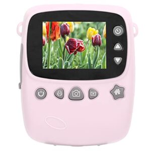 Camera for Kids Children Portable Camera P01A Instant Print Camera Toys 2.4inch Video Recorder 1200W for Boys and Girls Camera Kids Toy Camera(Pink) (Color : Pink)