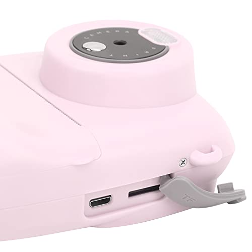 Camera for Kids Children Portable Camera P01A Instant Print Camera Toys 2.4inch Video Recorder 1200W for Boys and Girls Camera Kids Toy Camera(Pink) (Color : Pink)