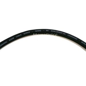Monoprice 1/4-Inch TRS Male to Male Cable - 6 Feet - Black 16AWG, Gold Plated - Premier Series
