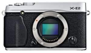fujifilm x-e2 16.3 mp mirrorless digital camera with 3.0-inch lcd – body only (silver)