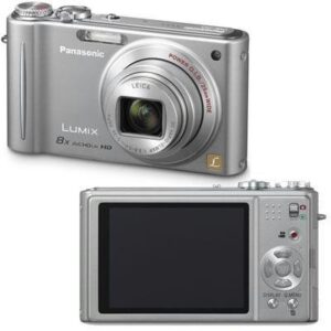 panasonic lumix dmc-zr3 14.1 mp digital camera with 8x optical image stabilized zoom and 2.7-inch lcd (silver)