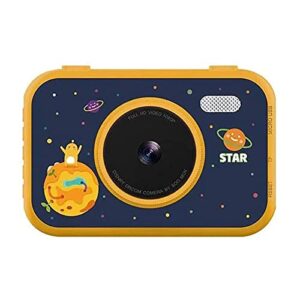 gienex kids digital camera – 12mp children’s selfie camera with 3.5 inches large screen for boys and girls,1080p rechargeable electronic camera with 32gb tf card (color : black)