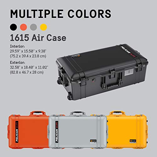 Pelican Air 1615 Case with Padded Dividers - Black