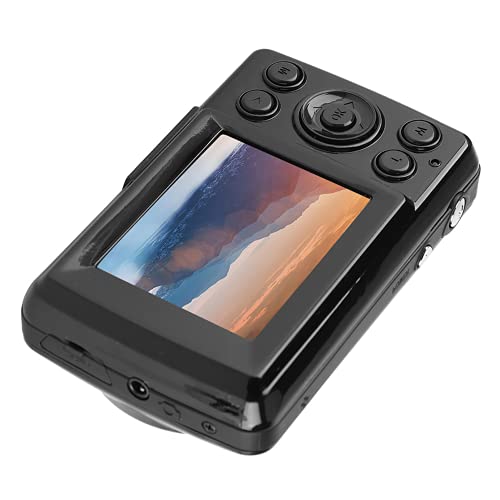 TOPINCN Digital Camera Recorder, Digital Video Camera 2MP 720P 30FPS Vlogging Camera 16X Zoom Mini for Outdoor(Black)