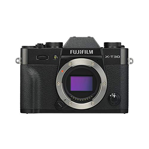 Fujifilm X-T30 Mirrorless Camera Body (Black) with XF 50mm F2 Lens Accessory Bundle with Sandisk 128GB Ultra UHS-I, 2 NP-W126 & Dual Charger,Tripod and Deluxe Photo Software