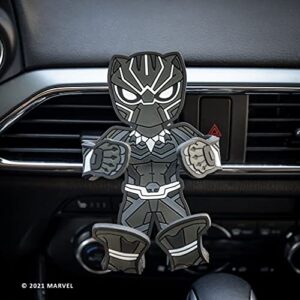 Hug Buddy Black Panther Marvel Air Vent Car Phone Holder, Adjustable, Universal Fit, Cell Phone Mount Compatible with iPhone, Samsung Galaxy, LG, Google, Nexus 5X, Moto, Black and Other Smartphones