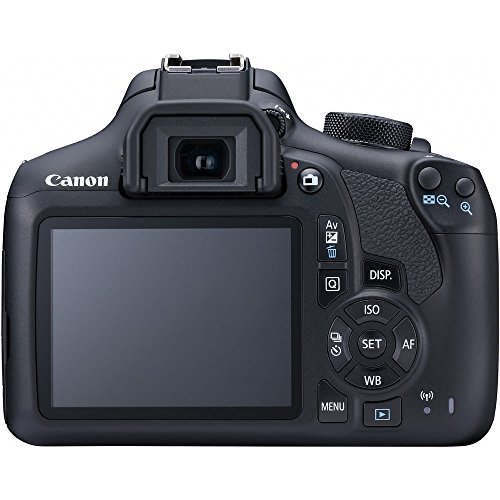 Canon EOS Rebel T6 DSLR Camera with 18-55mm Lens (1159C003) + 64GB Memory Card + Card Reader + Case + Flex Tripod + Hand Strap + Memory Wallet + Cap Keeper + Cleaning Kit (Renewed)