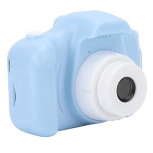 x2 multifunctional childrens digital camera, photo video mini camera with memory card gift for children(blue 32gb)