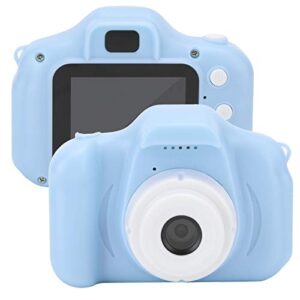 X2 Multifunctional Childrens Digital Camera, Photo Video Mini Camera with Memory Card Gift for Children(Blue 32GB)