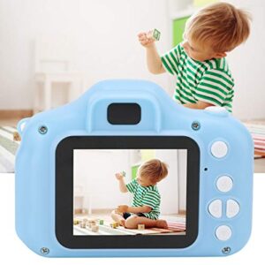 X2 Multifunctional Childrens Digital Camera, Photo Video Mini Camera with Memory Card Gift for Children(Blue 32GB)