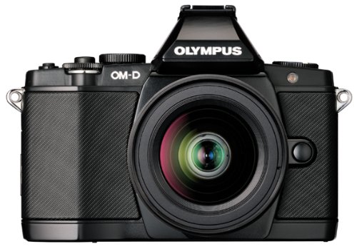 Olympus OM-D E-M5 16MP Live MOS Mirrorless Digital Camera with 3.0-Inch Tilting OLED Touchscreen and 12-50mm Lens (Black) (Discontinued by Manufacturer)