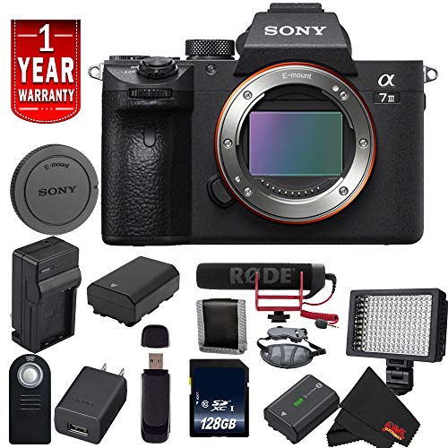 Sony Alpha a7 III ILCE7M3/B A7M3 Mirrorless Digital Camera International Model Body Video Bundle