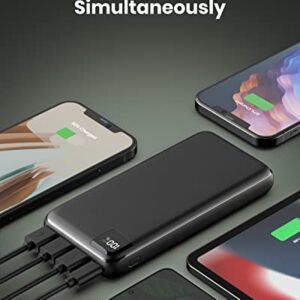 Bilivein Power Bank Portable Charger - 27000mAh Portable Phone Charger 22.5W Fast Charging PD QC3.0 External Battery Pack with 4 Outputs for iPhone, Samsung, Tablets