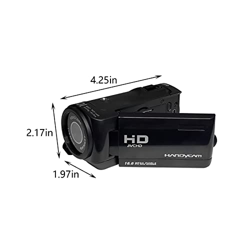 HD Digital Camera, 16Million Pixel Digital Camera, 1080P Photo Video DV Camera Night Vision Function Motion Detection Electronic Anti-Shake 16x Digital Zoom