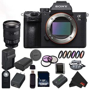 sony alpha a7 iii ilce7m3/b mirrorless digital camera international model + sony 24-105mm lens base bundle
