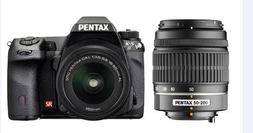 Pentax K-5 II 16.3 MP DSLR with 18-55mm DAL and 50-200 DAL Lens kit (Black)