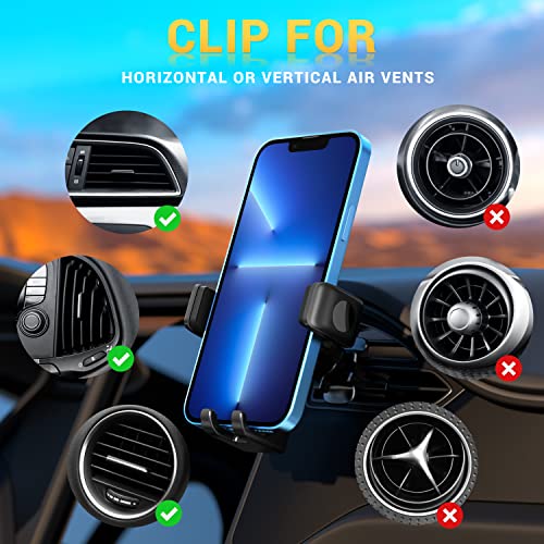 Imazing Phone Mount for Car, Car Phone Holder for Dashboard, Windshield, and Air Vent, Cell Phone Holder with Suction Cup