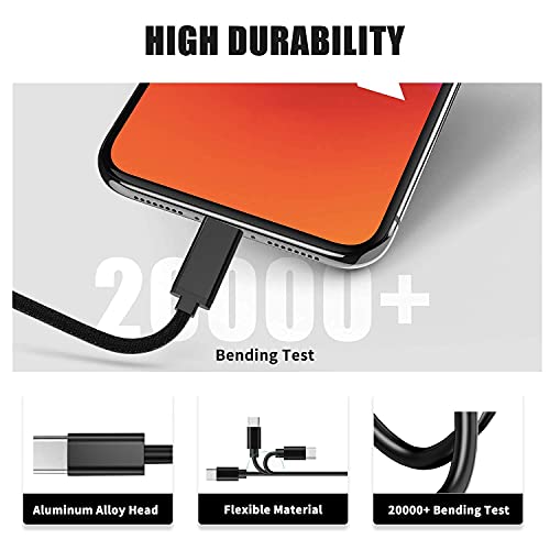 Replacement 18W USB C PD Fast Wall Charger for Samsung Galaxy Z Flip 4, Z Flip 3, Z Fold 4, Z Fold 3, Z Fold 2 5G Phone, with 5FT Type C Power Adapter Fast Charging Cable Cord