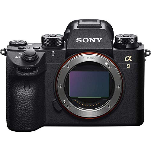 Sony Alpha a9 Mirrorless Camera ILCE9/B with Soft Bag, Tripod, Additional Battery, Rode Mic, LED Light, 64GB Memory Card, Sling Soft Bag, Card Reader, Plus Essential Accessories