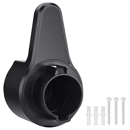 J&D J1772 Charger Nozzle Holster Dock, EV Type 1 Plug Holder Wall Mount Charging Cable Organizer Wall Bracket Charger Holder for J1772 Connectors