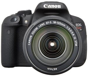canon dslr camera eos kiss x7i with ef-s18-135mm is stm – international version (no warranty)
