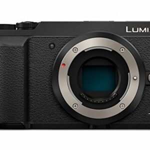 PANASONIC LUMIX GX85 Body 4K Mirrorless Camera, 16 Megapixles, 3 Inch Tilting Touch LCD, DMC-GX85KBODY (USA BLACK)