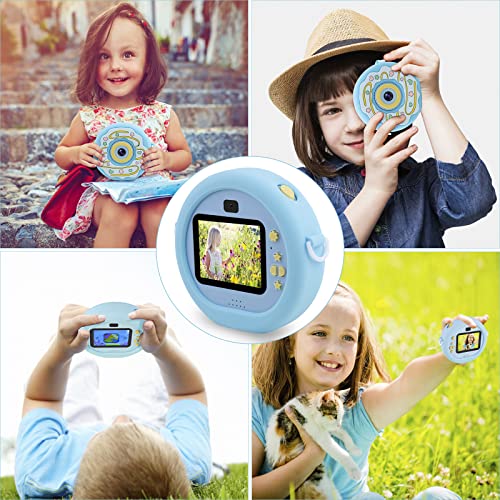 Kids Camera for Girls and Boys, Hacevida Kids Digital Camera with 1080P HD Dual Lens 8X Zoom 32GB TF Card, Toddler Camera Best Christmas Birthday Gifts for Toddler Kids 3 Years Old and Up