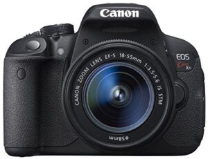 canon dslr camera eos kiss x7i with ef-s18-55mm is stm – international version (no warranty)