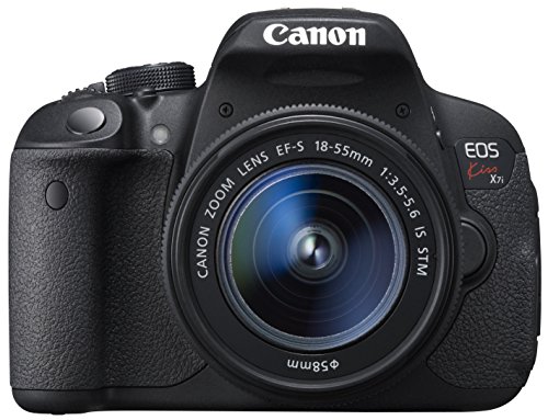 Canon DSLR Camera EOS Kiss X7i with EF-S18-55mm IS STM - International Version (No Warranty)