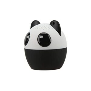 cute animals wireless speakers, pet mini speaker compact ultra portable powerful 3w audio driver gift with selfie function for kids(panda)