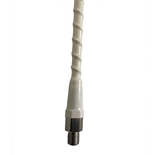 Prostick 3` Foot Fiberglass 1000 Watt - White CB Radio Antenna