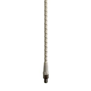 Prostick 3` Foot Fiberglass 1000 Watt - White CB Radio Antenna