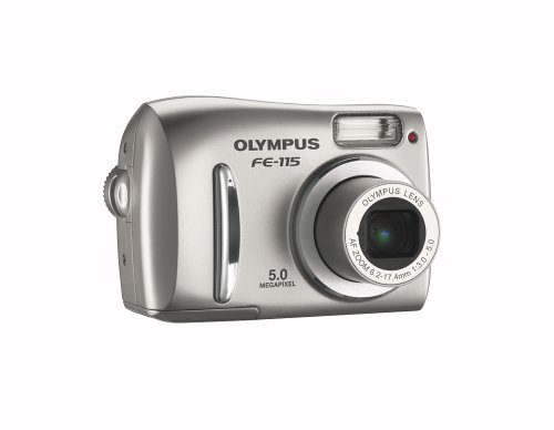 Olympus FE-115 5MP Digital Camera with 2.8x Optical Zoom