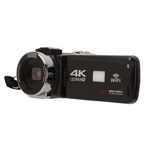 4k digital camera, vlogging camera, 3.0 inch ips touch screen, 18x digital zoom, 48 megapixels, wifi direct connection, front fill light, equipped with remote control