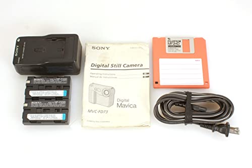 MVC-FD73 0.3MP MAVICA Digital Camera W/Charger, Manual, 2 Batteries