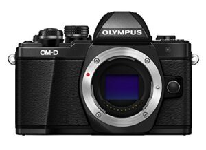 olympus om-d e-m10 mark ii mirrorless camera (black) – body only