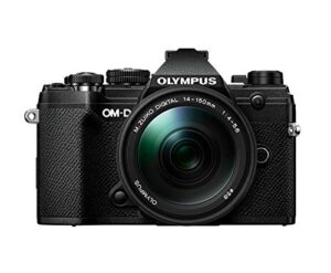 olympus om-d e-m5 mark iii black body with m.zuiko digital ed 14-150mm f4.0-5.6 ii black lens kit