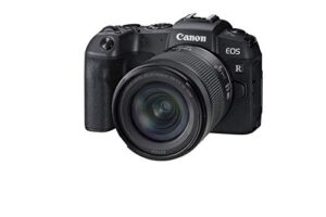 canon eos rp full-frame mirrorless interchangeable lens camera + rf24-105mm lens f4-7.1 is stm lens kit- compact and lightweight for traveling and vlogging, black (3380c132) (renewed)